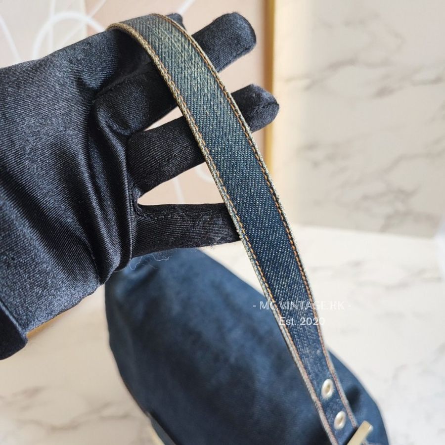 FENDI Denim Shoulder Bag 牛仔布 腋下包 肩背包-9