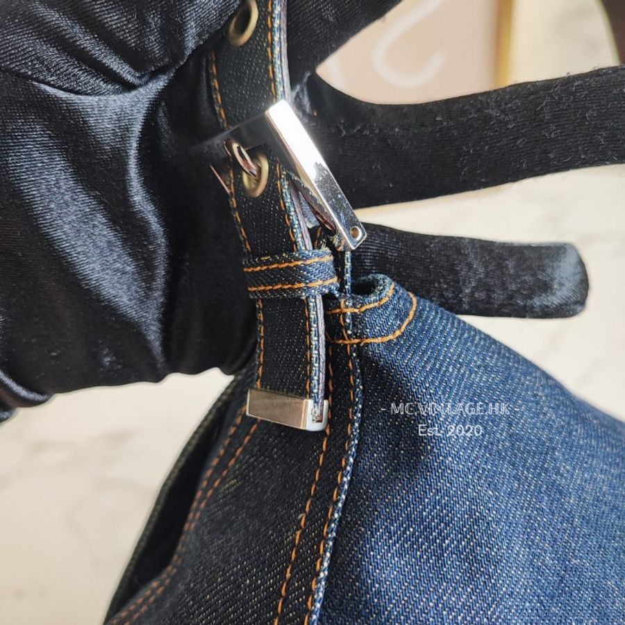 FENDI Denim Shoulder Bag 牛仔布 腋下包 肩背包-18