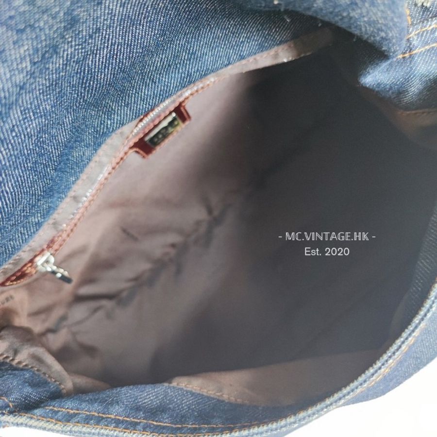 FENDI Denim Shoulder Bag 牛仔布 腋下包 肩背包-22