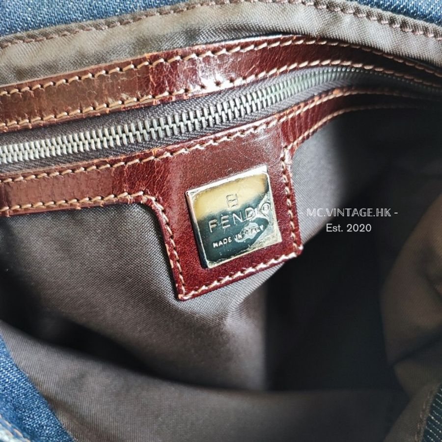 FENDI Denim Shoulder Bag 牛仔布 腋下包 肩背包-23