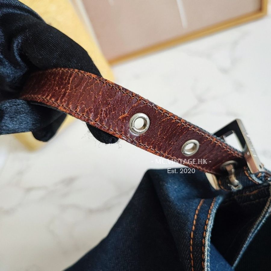 FENDI Denim Shoulder Bag 牛仔布 腋下包 肩背包-25