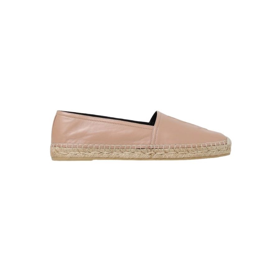 Yves Saint Laurent Cassandre Espadrilles Loafers for Women in Powder - 458573-AACH8-9935 ( Size:35, 36, 36.5, 37.5)-0