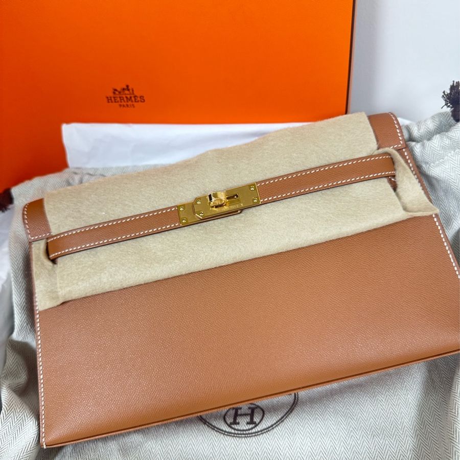 Hermes Kelly Elan Gold GHW stamp B 金金 預訂貨品-1