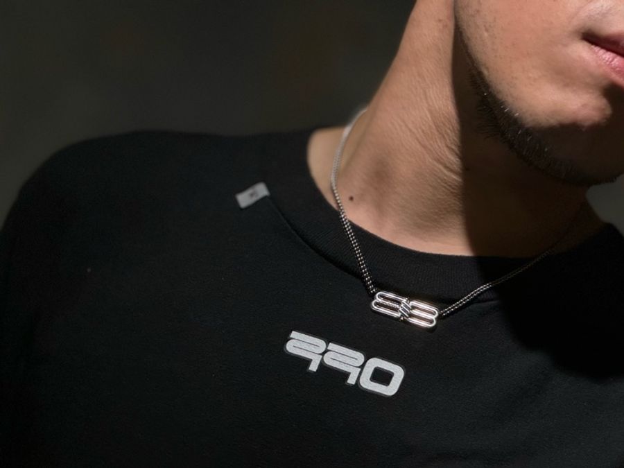 Balenciaga 巴黎世家經典Logo雙B項鍊-2