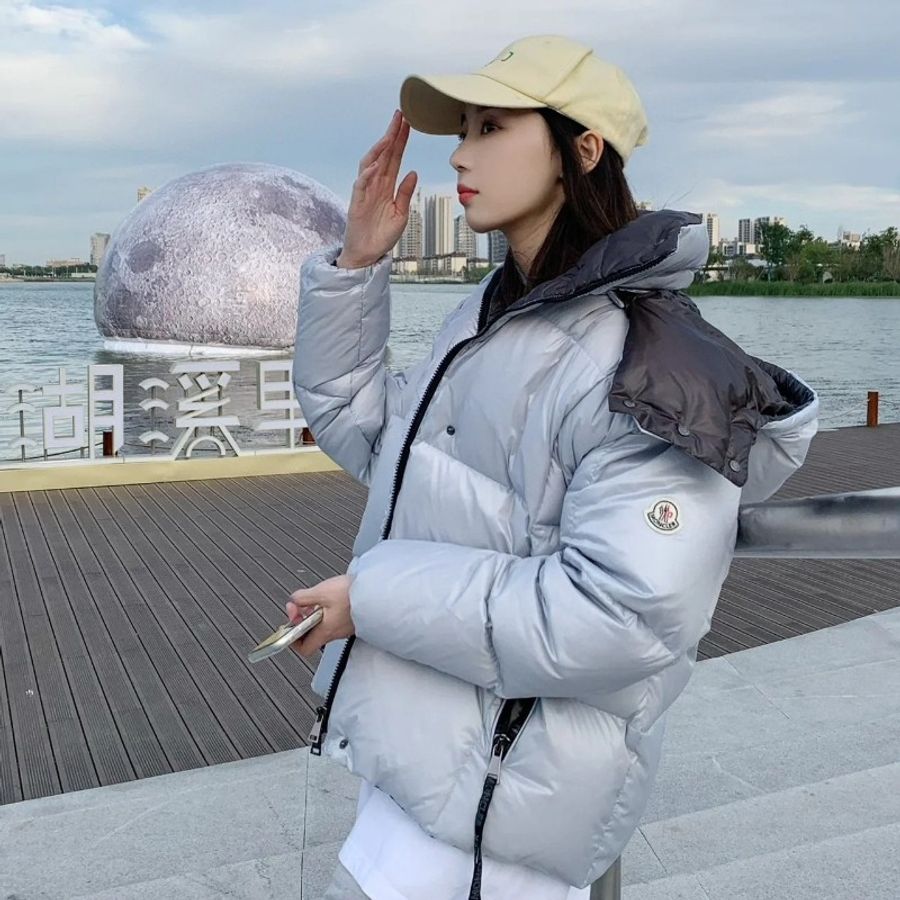 MONCLER Parana 短款羽絨服 冰川蓝-8