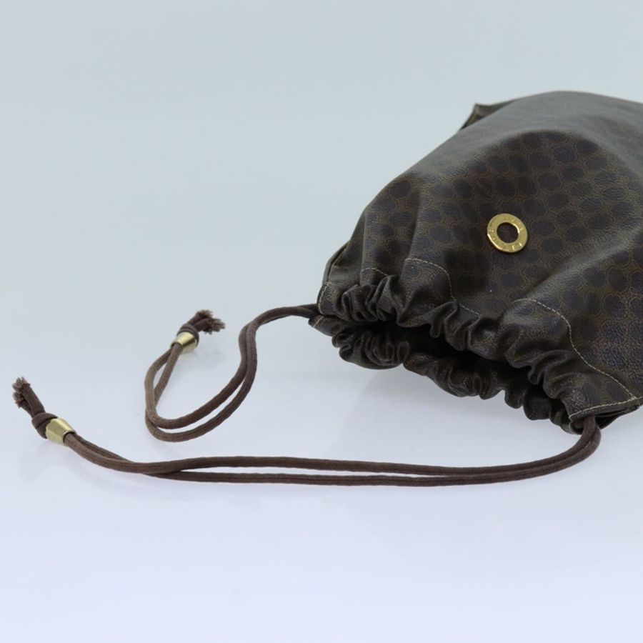 【日本直送】CELINE Macadam帆布手拿包 PVC棕色 正品 71887-4