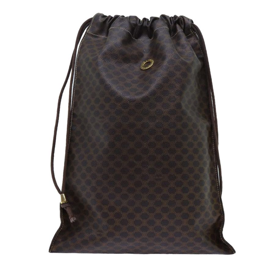 【日本直送】CELINE Macadam帆布手拿包 PVC棕色 正品 71887-12