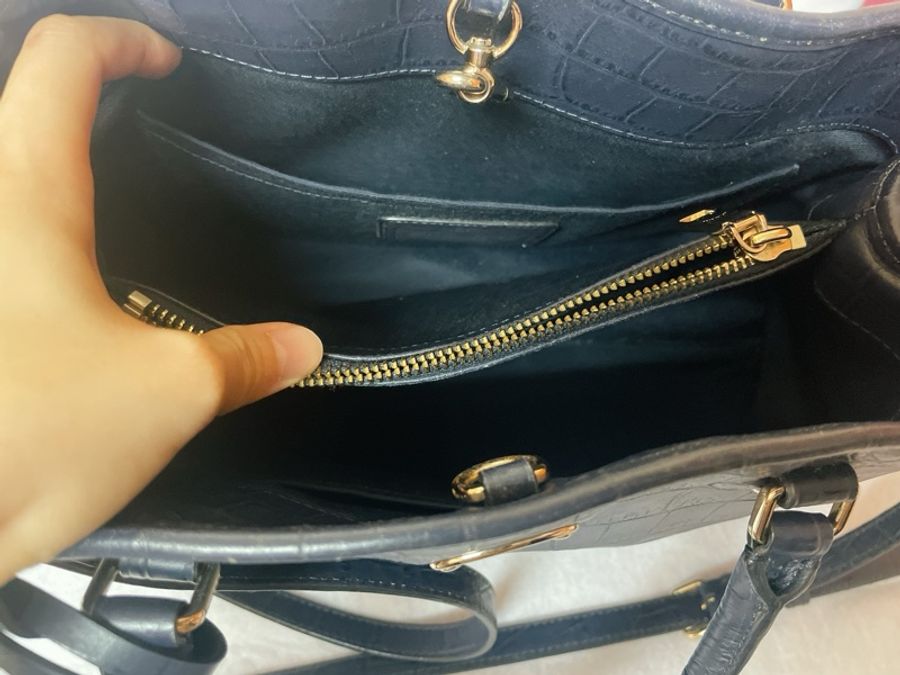 Coach 鱷魚皮紋路 肩背包 斜背包-13