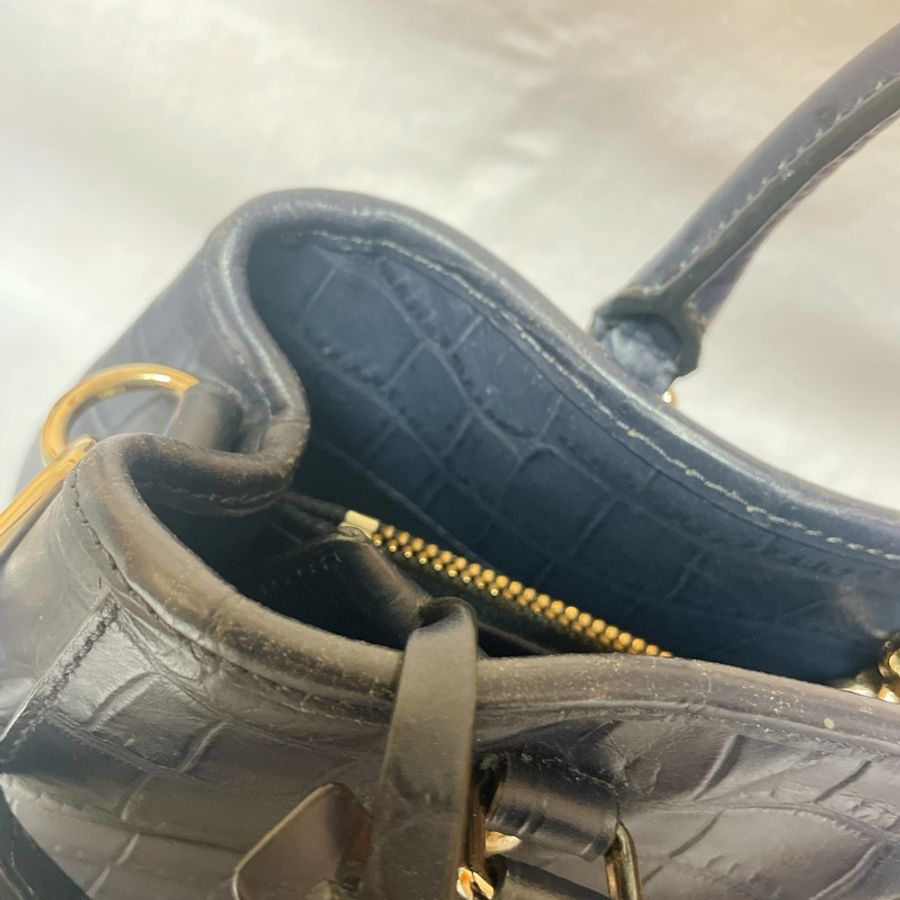 Coach 鱷魚皮紋路 肩背包 斜背包-18