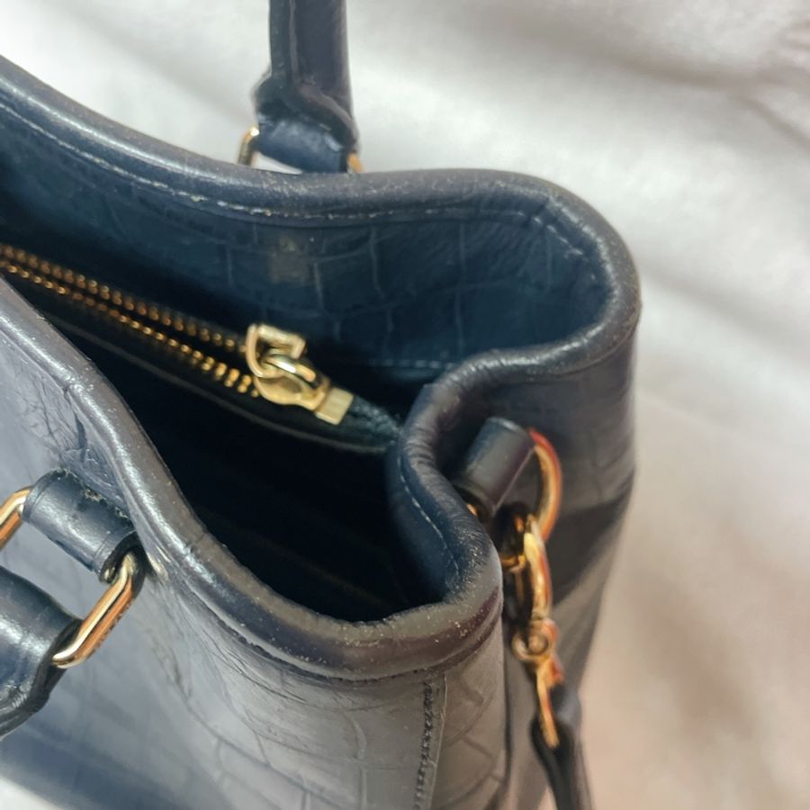 Coach 鱷魚皮紋路 肩背包 斜背包-19