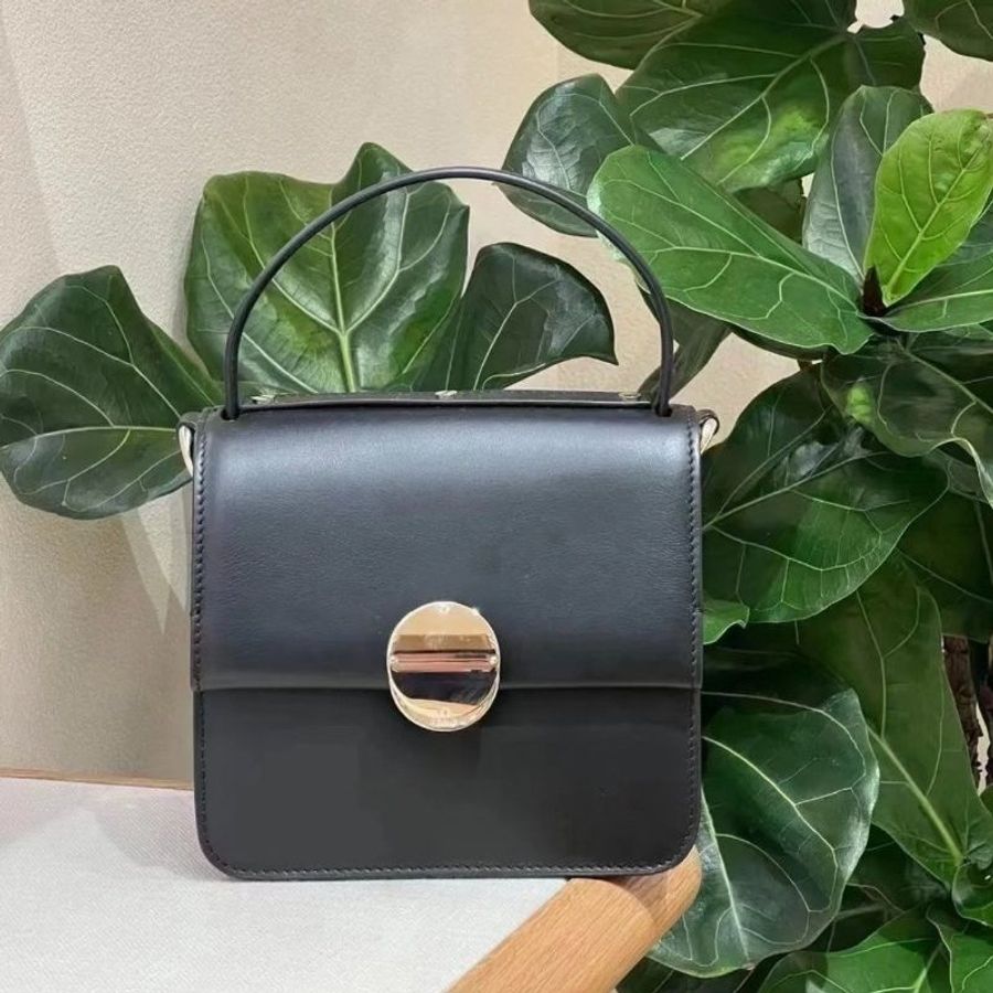 🌿春季限時降價🌿Chloe 小款 Box小牛皮 Penelope 金幣包 黑色-8