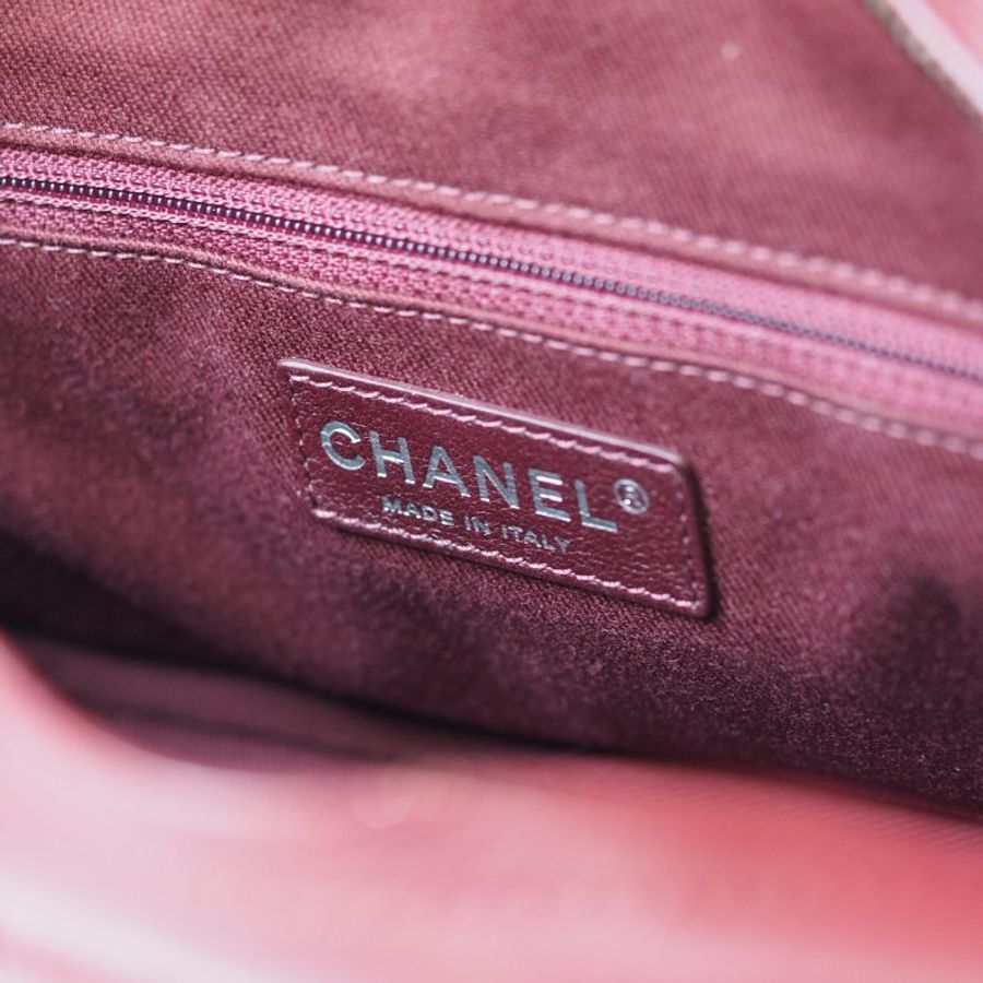 CHANEL CF 25暗紅款-6
