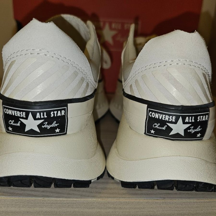 ☆☆近新閒置品☆☆ CONVERSE 休閒鞋 Chuck 70 AT-CX 男鞋 女鞋 米白 黑 1970 帆布 厚底 增高 三星標-15