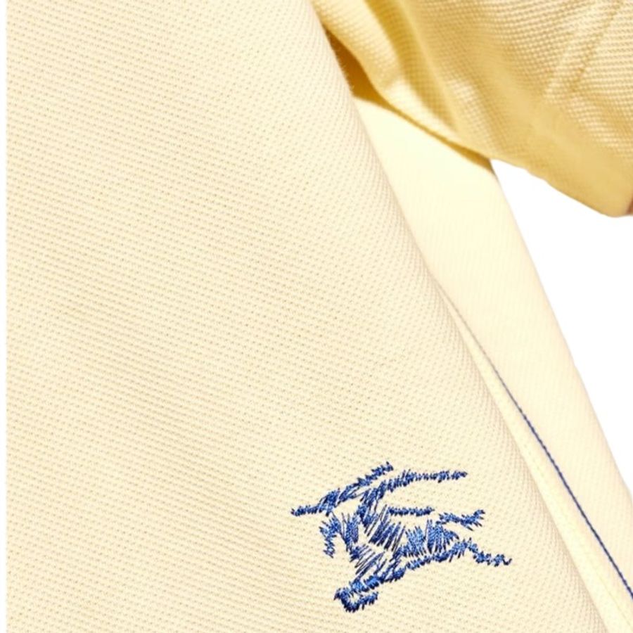 * Burberry Equestrian Knight Cotton Polo Tee for Men in Sherbet - 8083602-Sherbet ( Size: S,M,L )-3