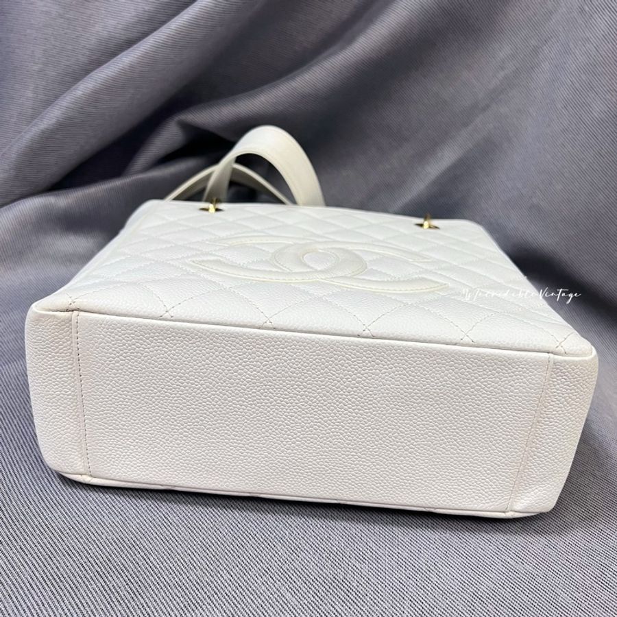 Chanel Petite White Bag PST 白金荔枝皮袋-20