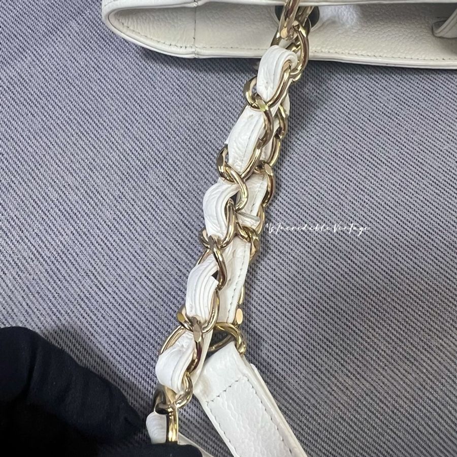 Chanel Petite White Bag PST 白金荔枝皮袋-41