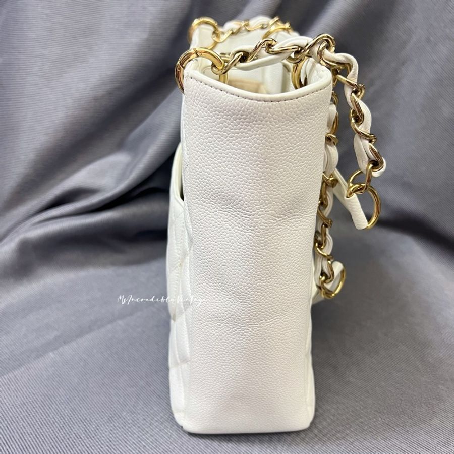 Chanel Petite White Bag PST 白金荔枝皮袋-53