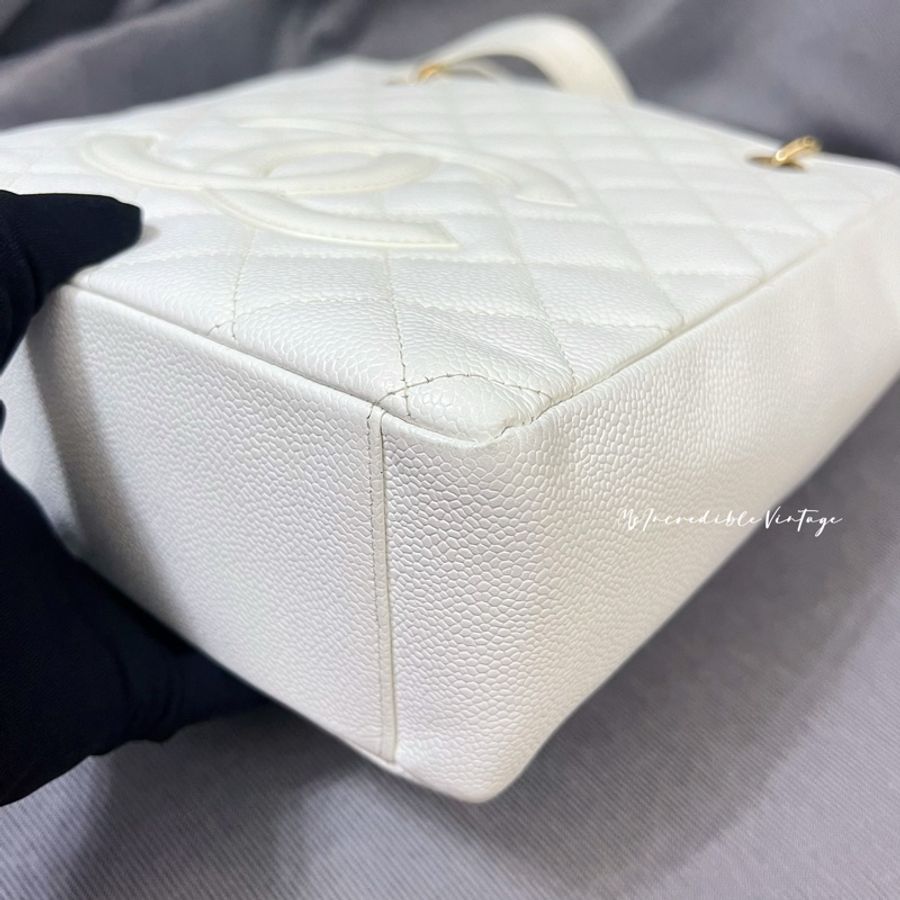 Chanel Petite White Bag PST 白金荔枝皮袋-56