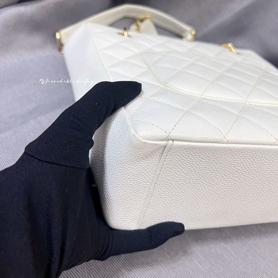 Chanel Petite White Bag PST 白金荔枝皮袋-57