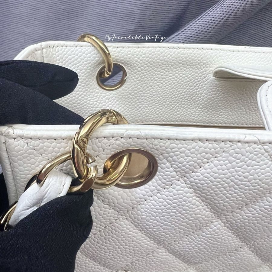 Chanel Petite White Bag PST 白金荔枝皮袋-62