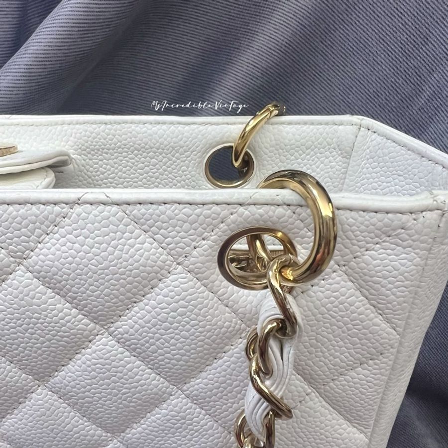 Chanel Petite White Bag PST 白金荔枝皮袋-63