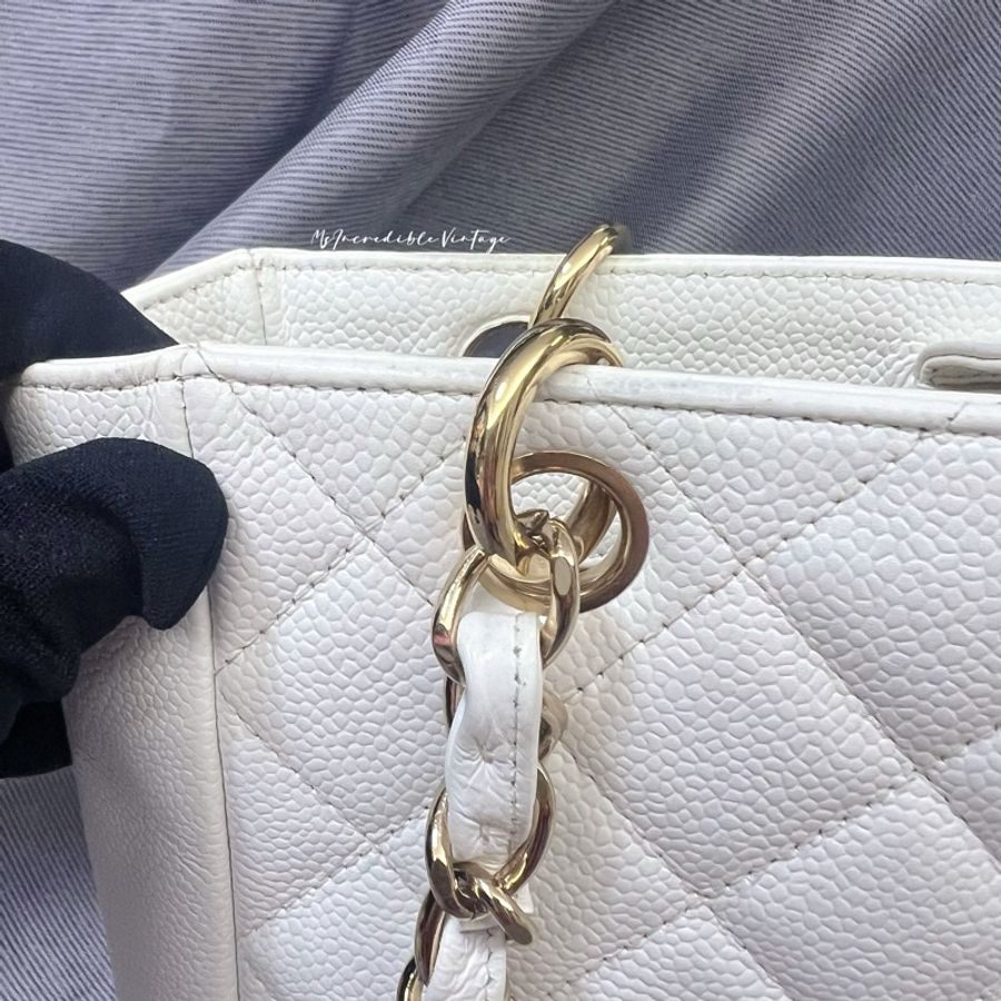 Chanel Petite White Bag PST 白金荔枝皮袋-64