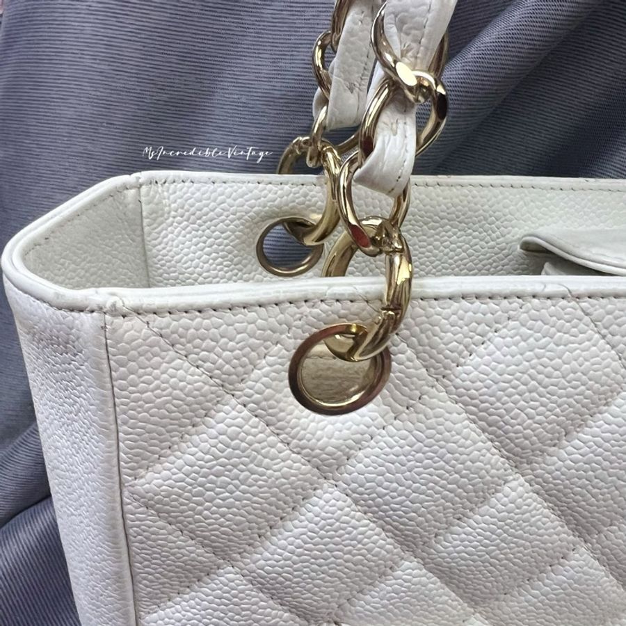 Chanel Petite White Bag PST 白金荔枝皮袋-71