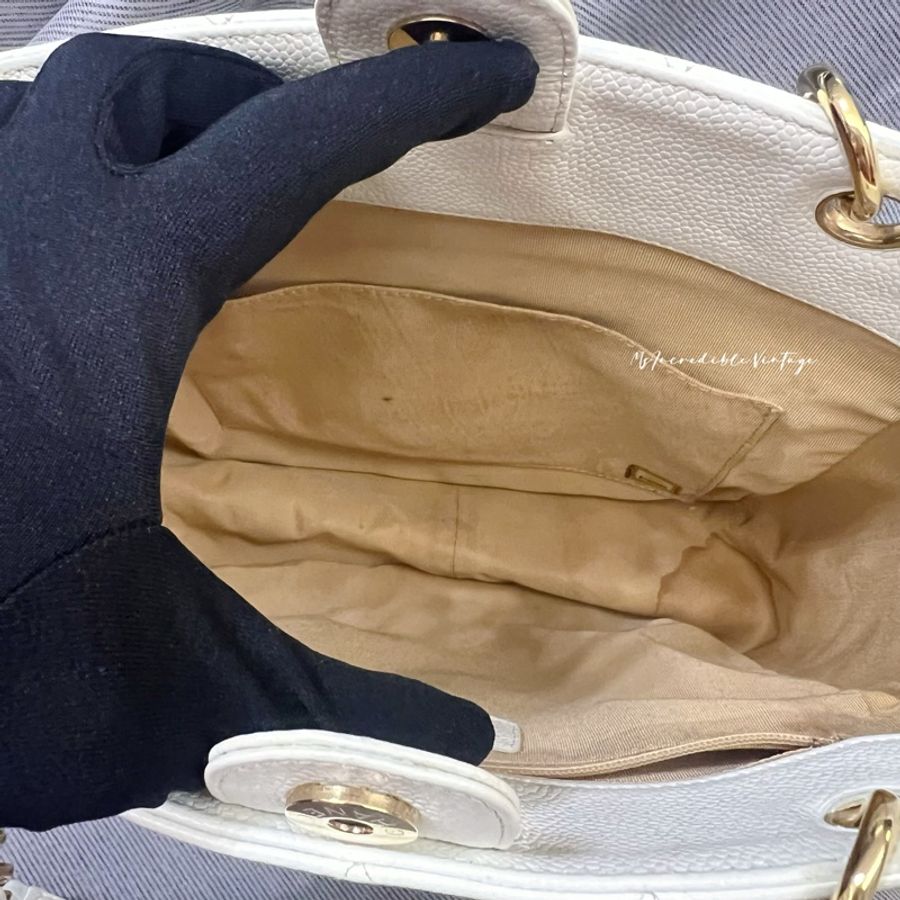 Chanel Petite White Bag PST 白金荔枝皮袋-74