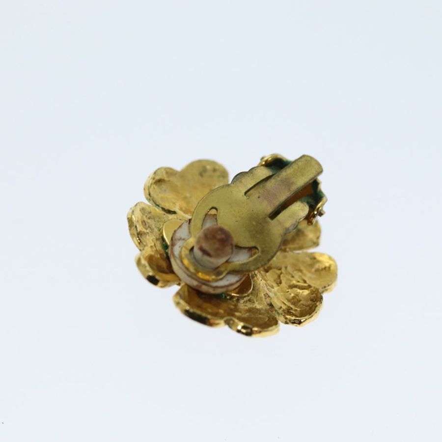 【日本直送】香奈兒耳環 金屬 金 CC Auth bs13981-6