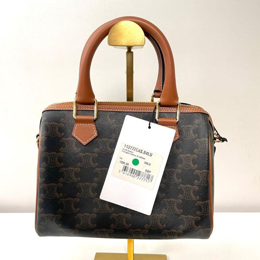 Celine Small Boston Canvas-2