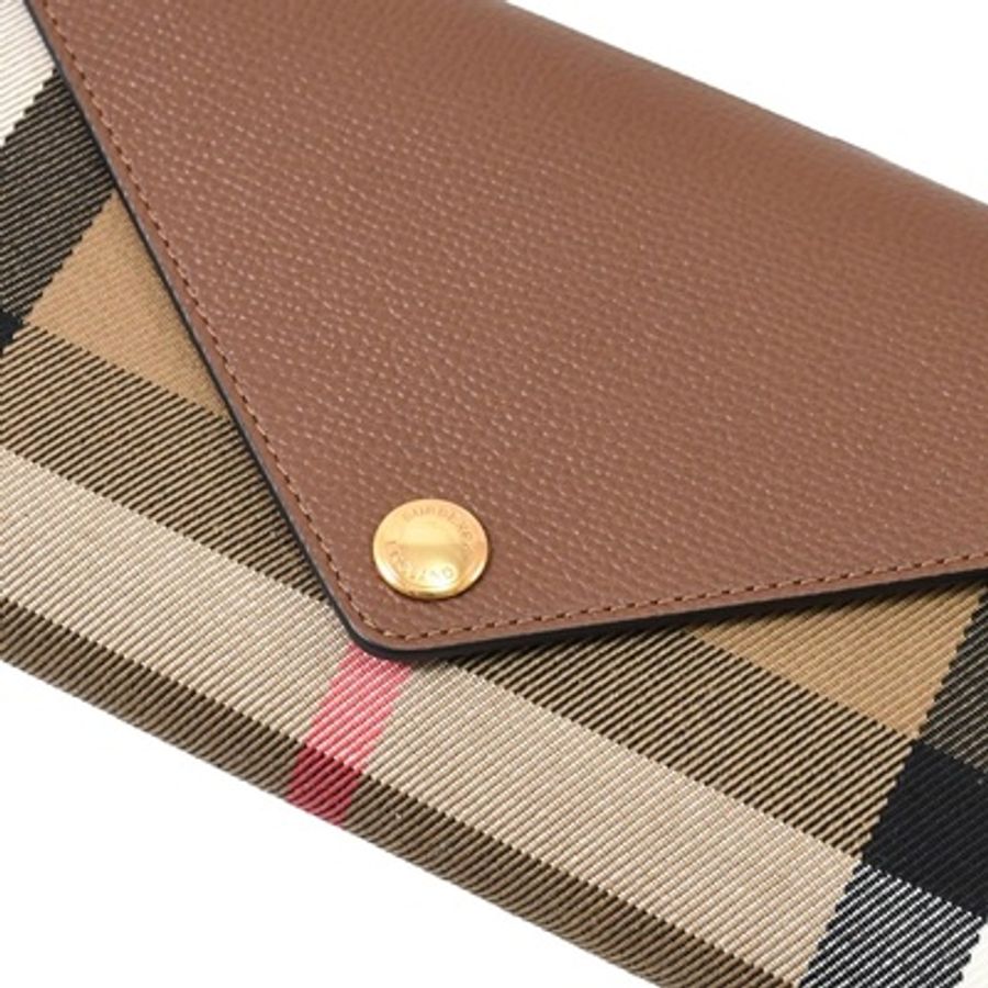 BURBERRY HANNAH經典格紋信封款WOC斜背包-4