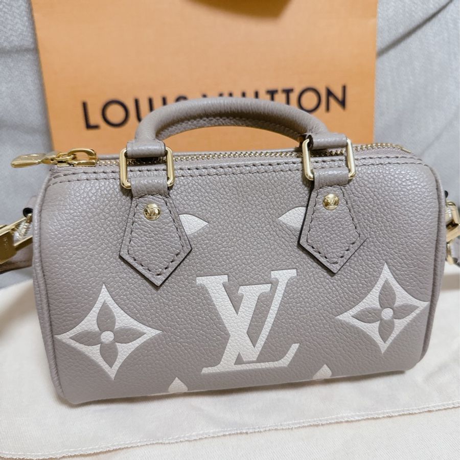 LV nano speedy 大象灰 爆款 Louis Vuitton 台灣購證-6
