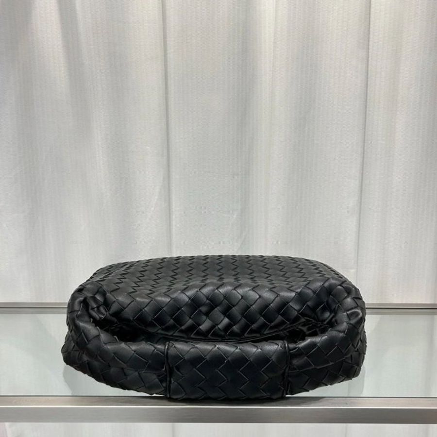Bottega Veneta 796262 小款皮革 Hop 編織包 黑色《2024秋冬季度★全新商品 》-10
