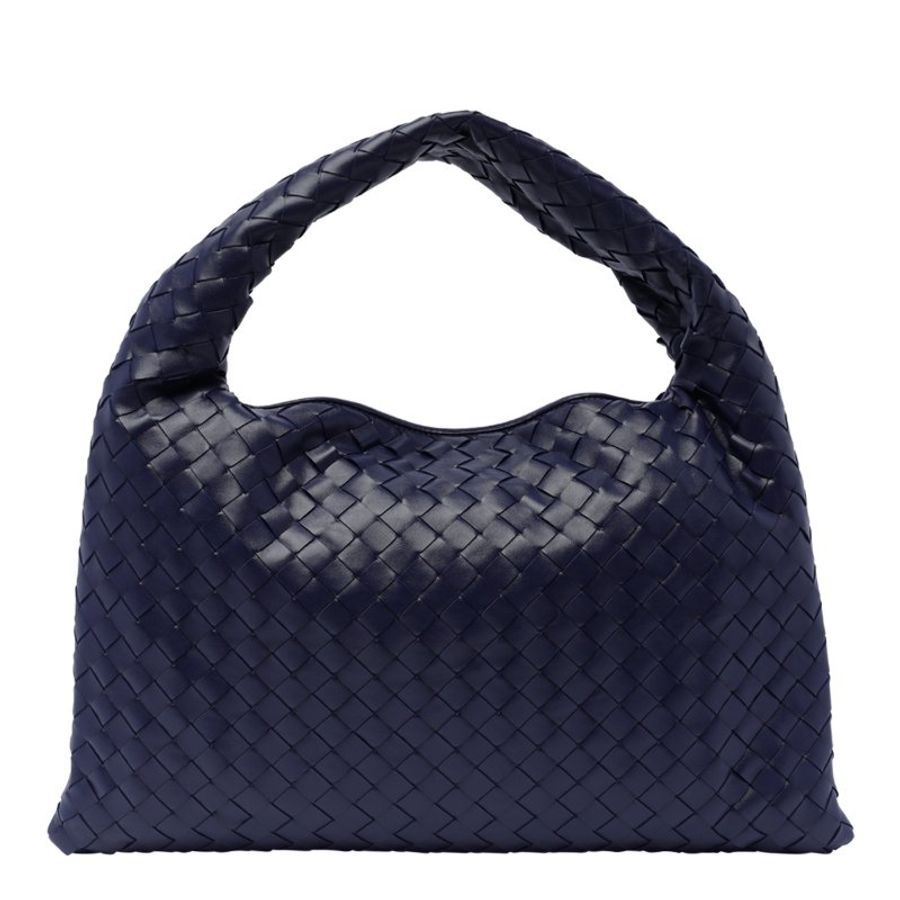 Bottega Veneta 796262 小款皮革 Hop 編織包 黑色《2024秋冬季度★全新商品 》-13