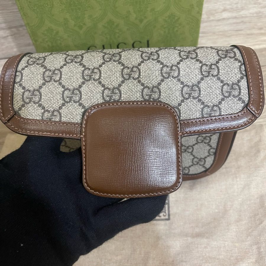 Gucci 1955馬鞍包mini「台北101專櫃購入配件完整齊全‼️」-10
