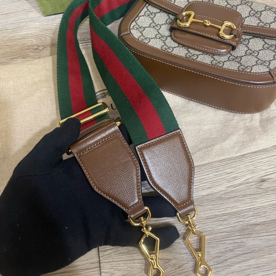 Gucci 1955馬鞍包mini「台北101專櫃購入配件完整齊全‼️」-21