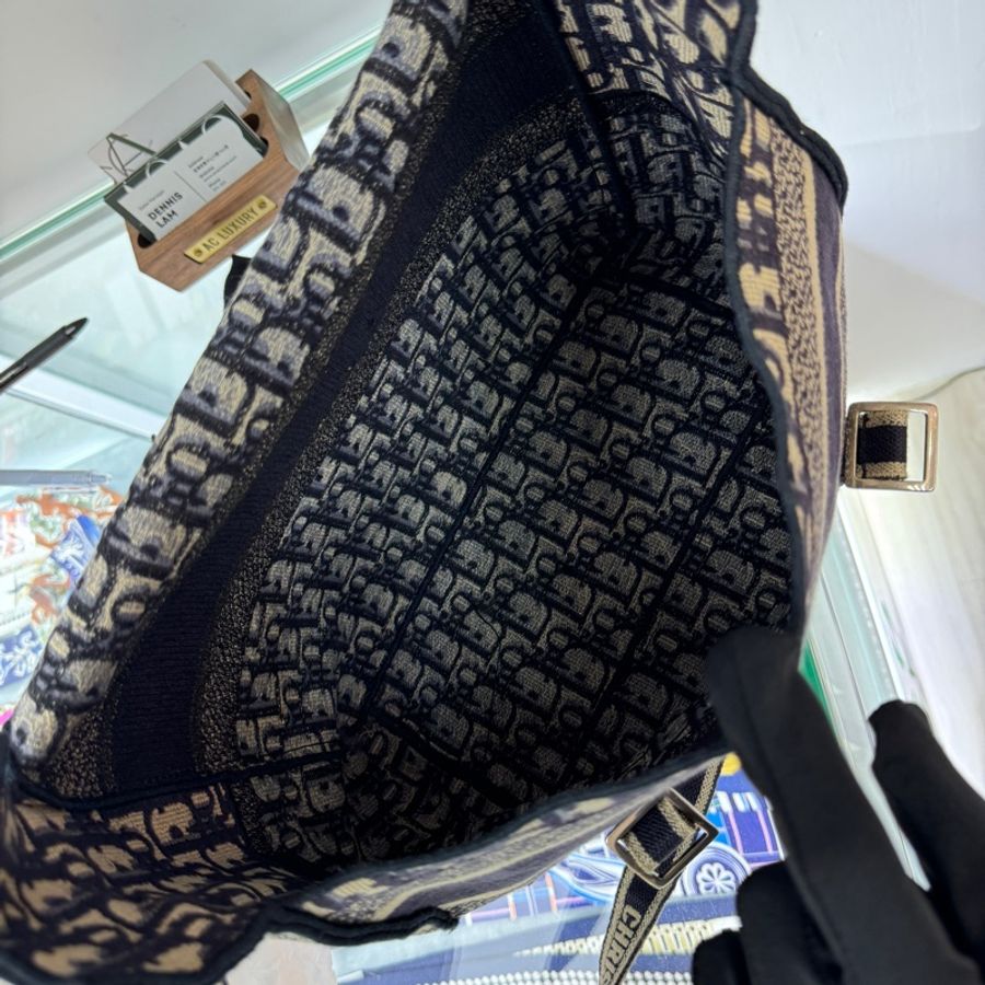 Dior Oblique系列 老花camp 刺綉信封郵差包🖤-9