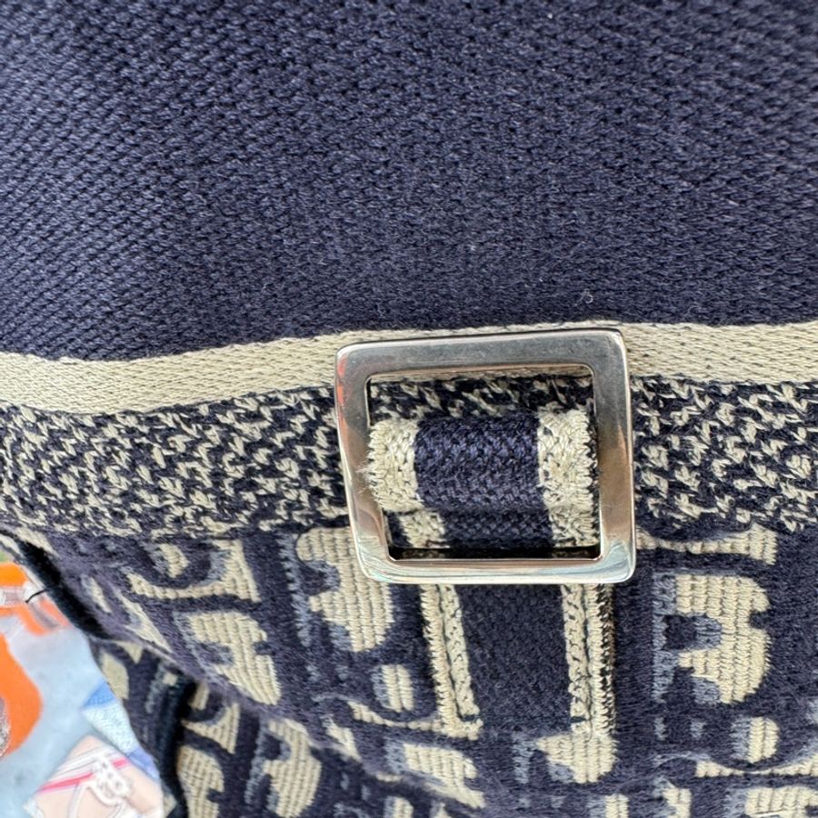 Dior Oblique系列 老花camp 刺綉信封郵差包🖤-11
