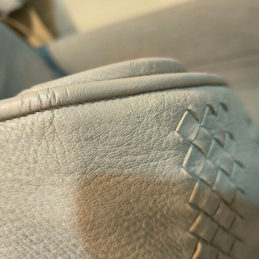 ㊣✨ Bottega Veneta ✨寶緹嘉 BV 小牛皮 灰色 編織 手提 單肩背 半月包 托特包/二手包/二手精品/保證正品🌳二手樹屋🌳-64