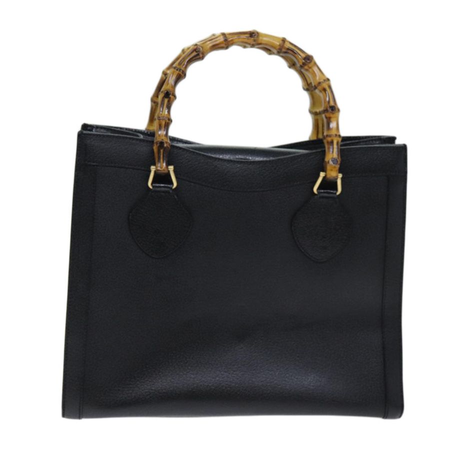 【日本直送】GUCCI 竹節手提包 皮革 黑色 002 1095 0260 正品 ep4125-12