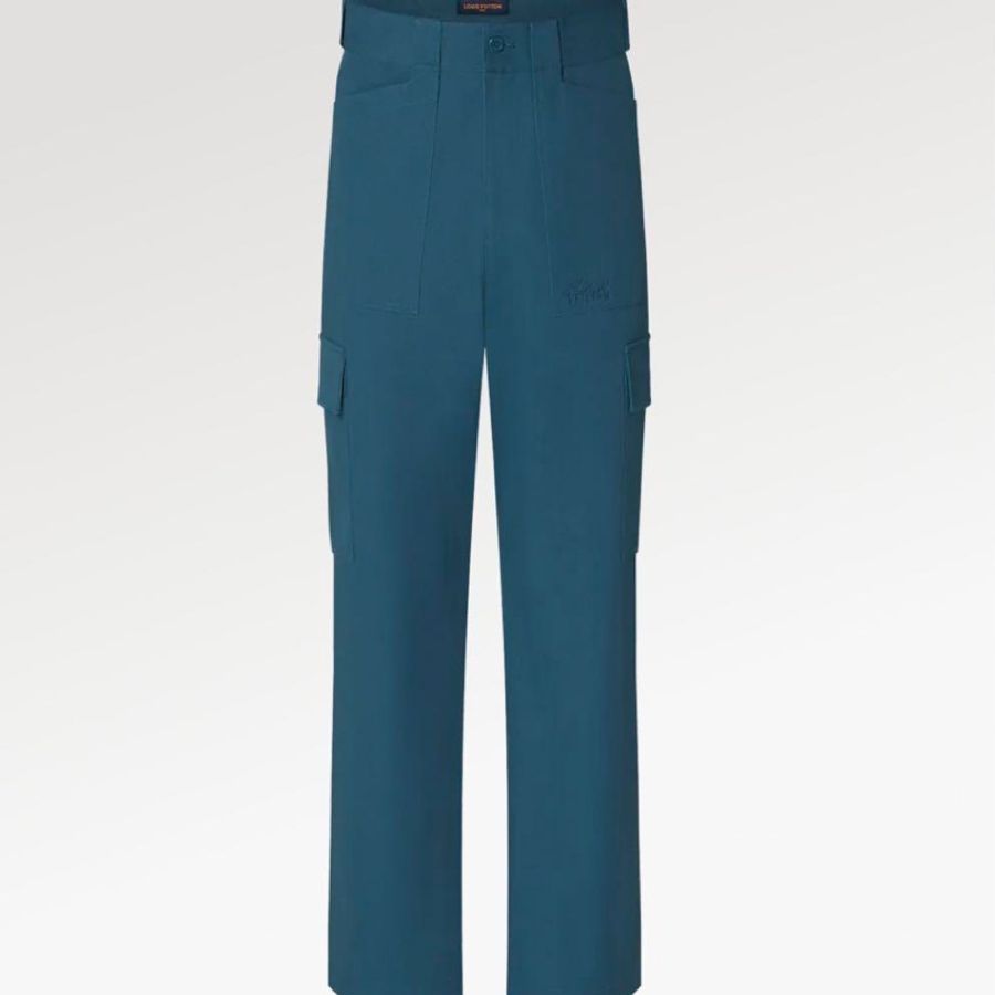 Louis Vuitton LV blue hook details cargo pants 40 長褲-0