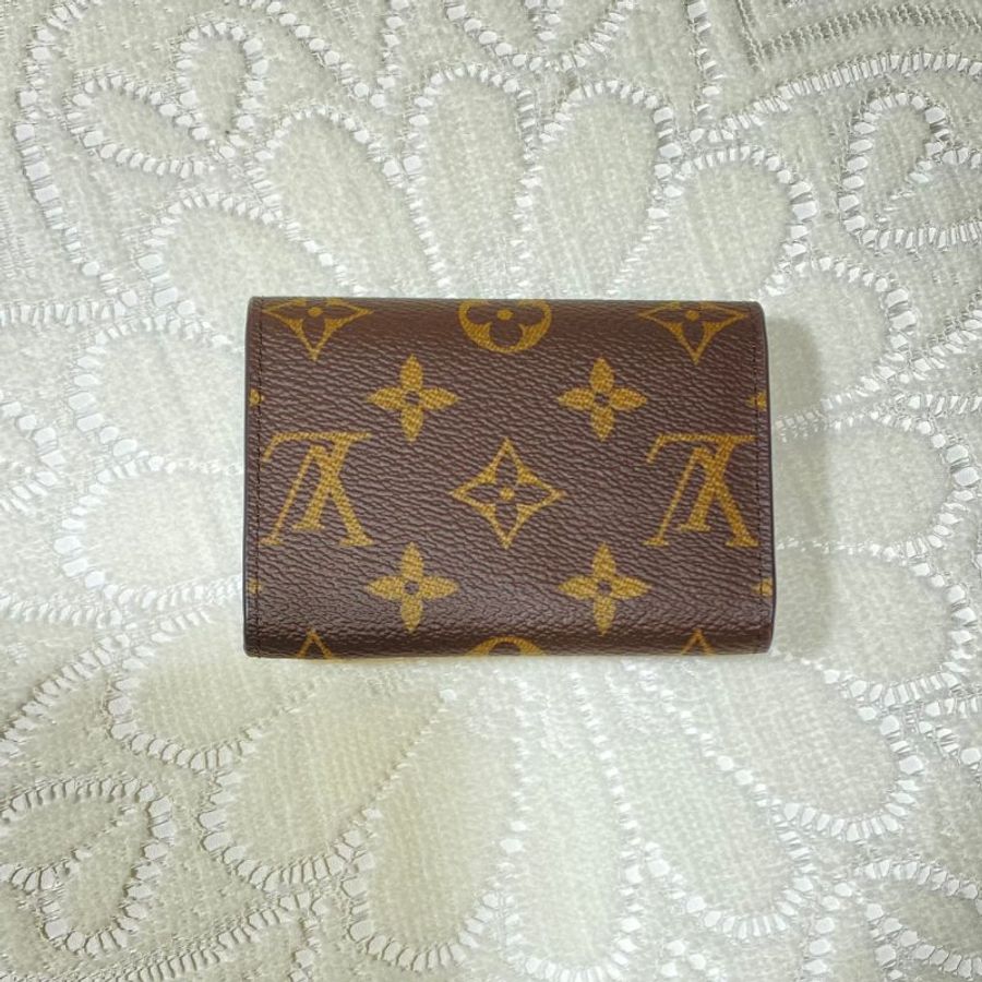 LV Rosalie Coin Purse Brown Pink-1