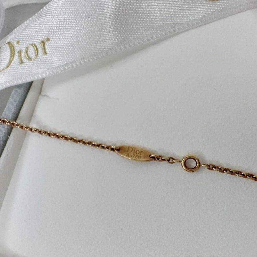DIOR 18K鑽石八芒星羅盤項鏈-7