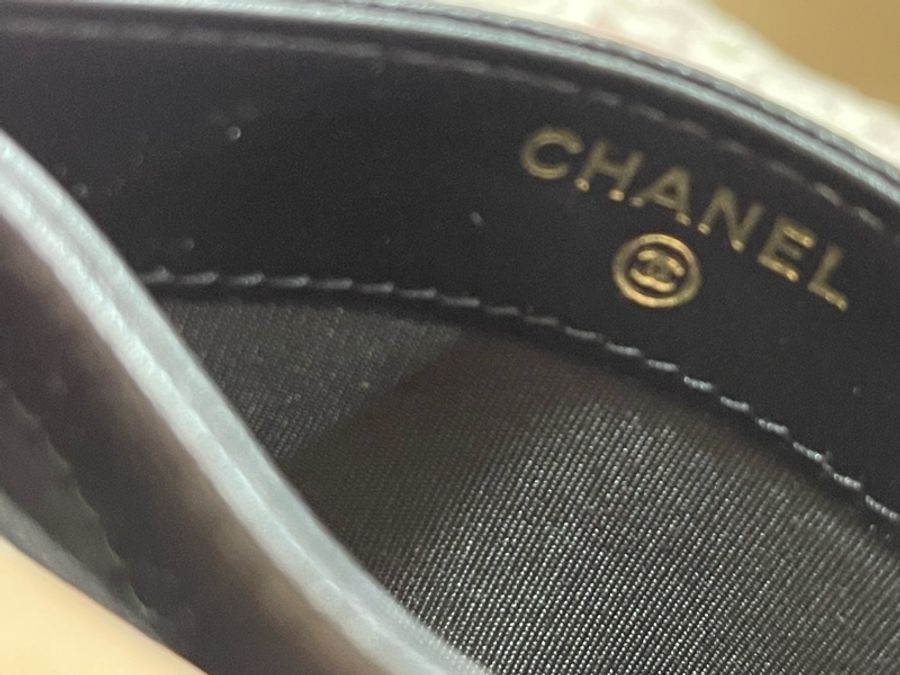 Chanel filigree vanity系列 卡片夾～黑色-21
