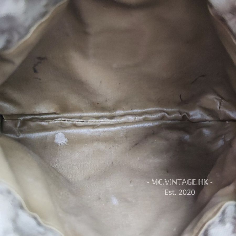 CELINE Vintage Macadam Pouch 中古 老花 餃子包-22