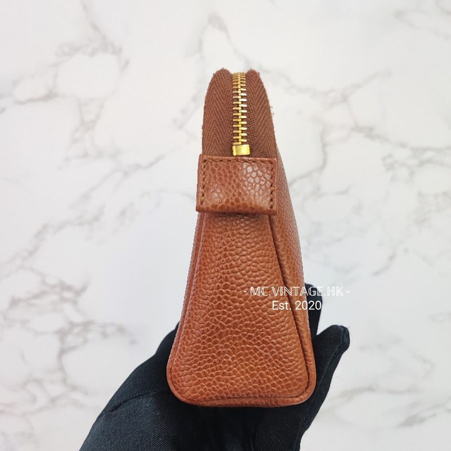 CHANEL Caviar Vanity Bag 荔枝皮 化妝包-5