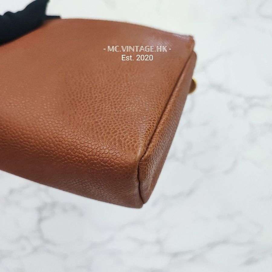 CHANEL Caviar Vanity Bag 荔枝皮 化妝包-8