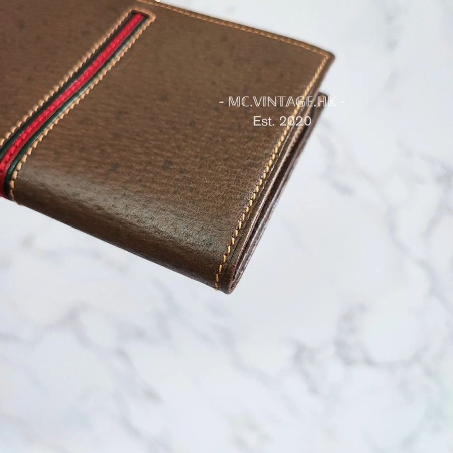 GUCCI Vintage Wallet 中古 中長銀包-10