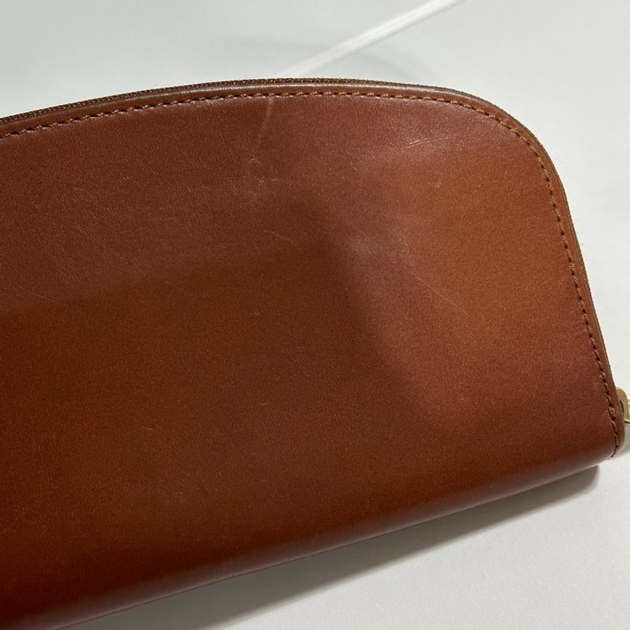 A.P.C 棕色長夾-8