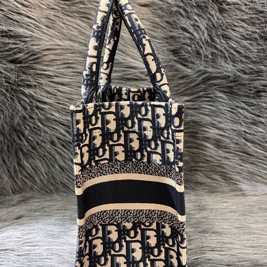 Dior M1265 藍色 老花 Oblique Booktote 小號 手提包 托特包 旅行包 購物包-2